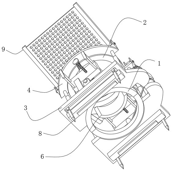 Lodging-resistant device for ivy trees and grafting method