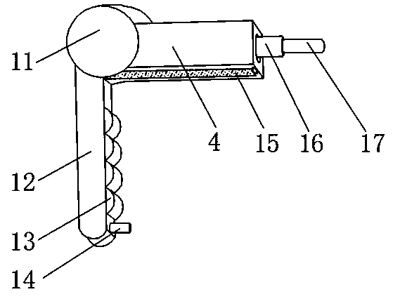 Waste gas treatment equipment for reducing harmful ingredients of discharged tail gas