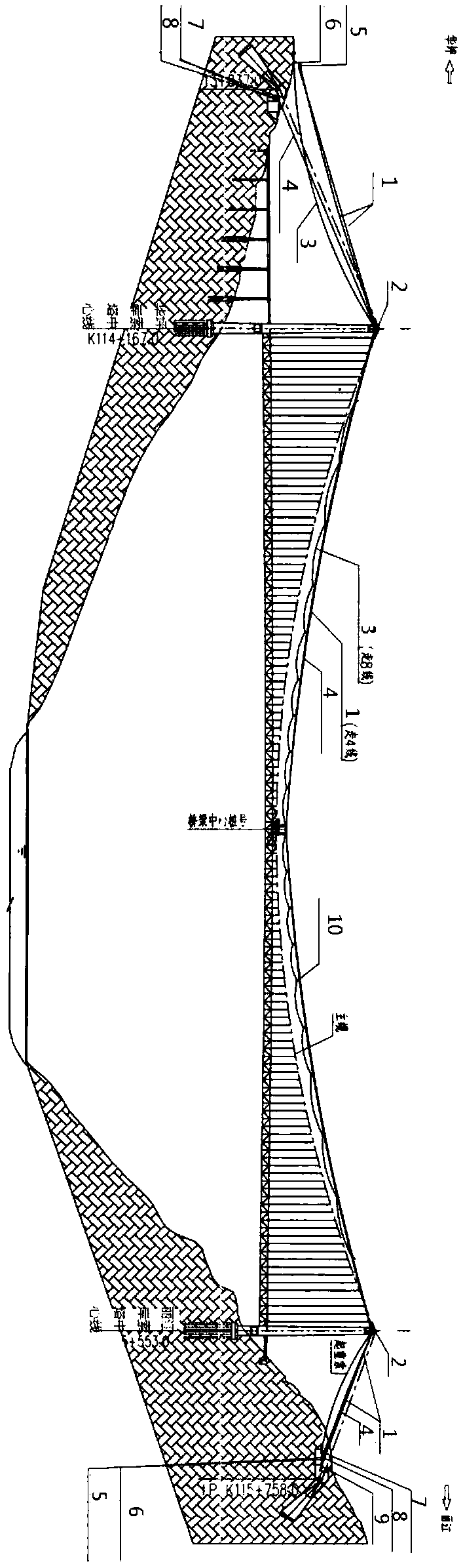 Method for cable hoisting construction of large-span suspension bridge stiffening beams