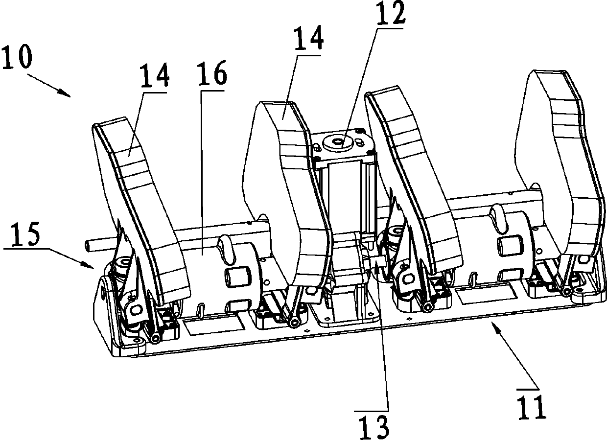 Massage machine and chair type massage device