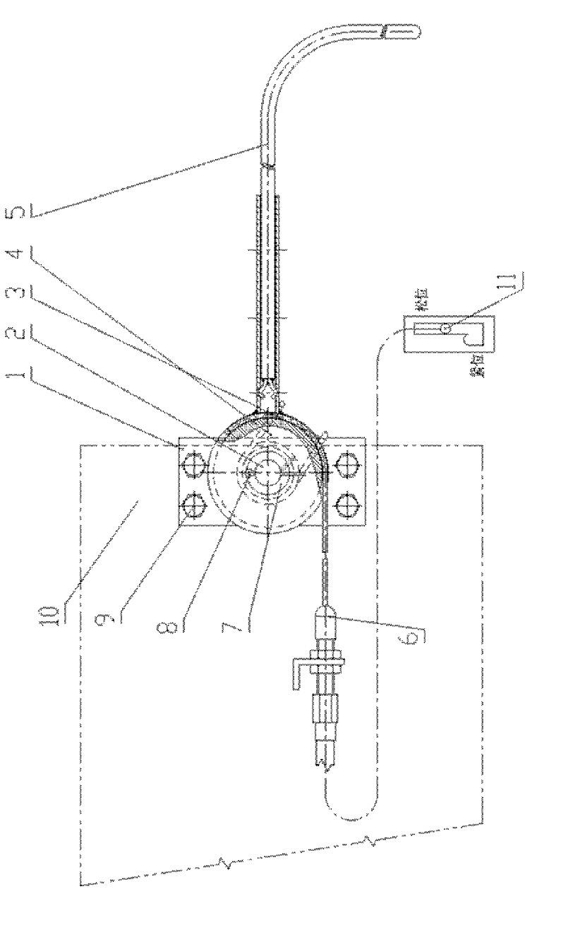 Marking method and device for keeping row distance in process of carrying out rice planting or direct-seeding traveling