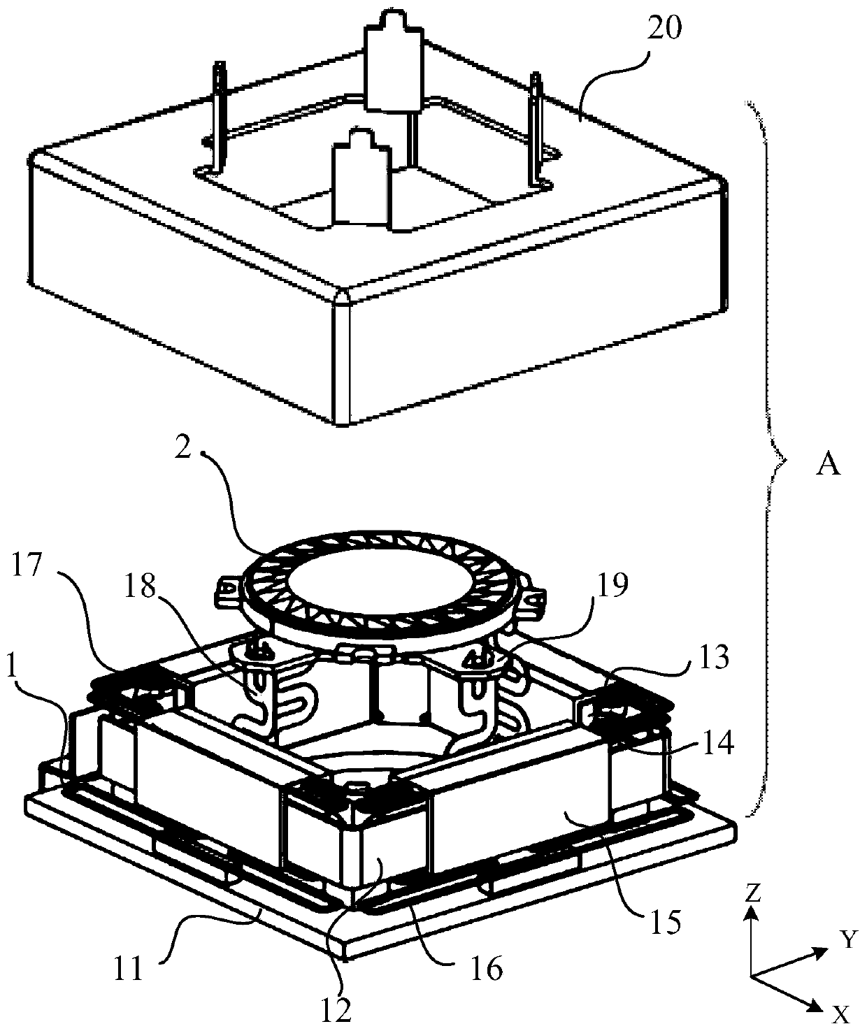Voice coil motor for driving liquid lens and lens assembly with voice coil motor