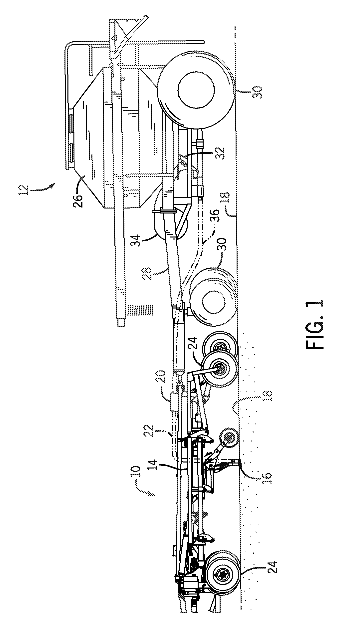 System and method for measuring product flow to an agricultural implement