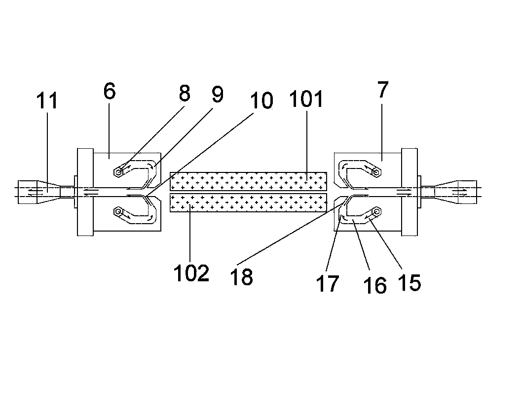 Lithium battery electrode sheet cleaning device and method