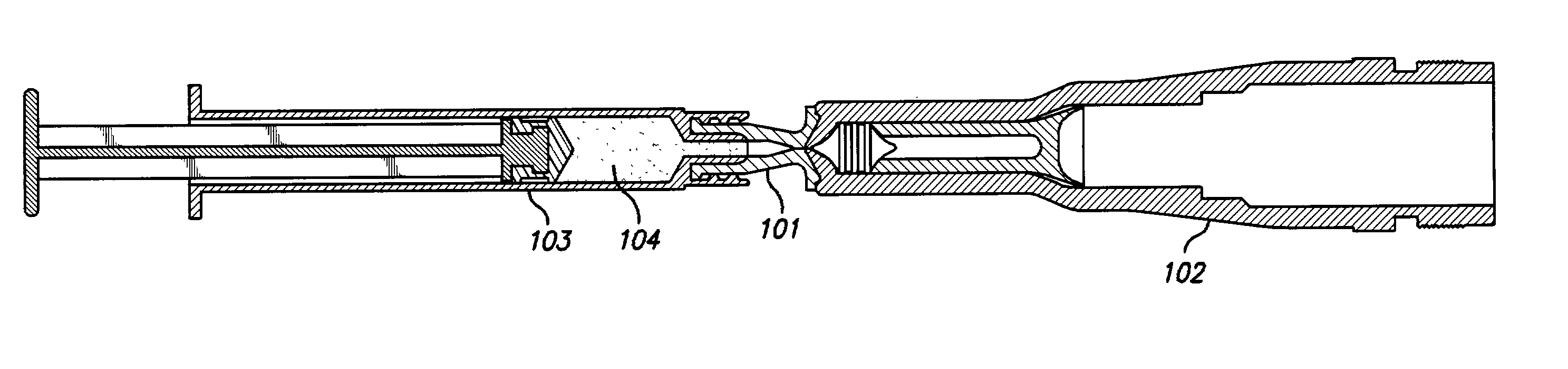 Method and apparatus for filling or refilling a needle-less injector
