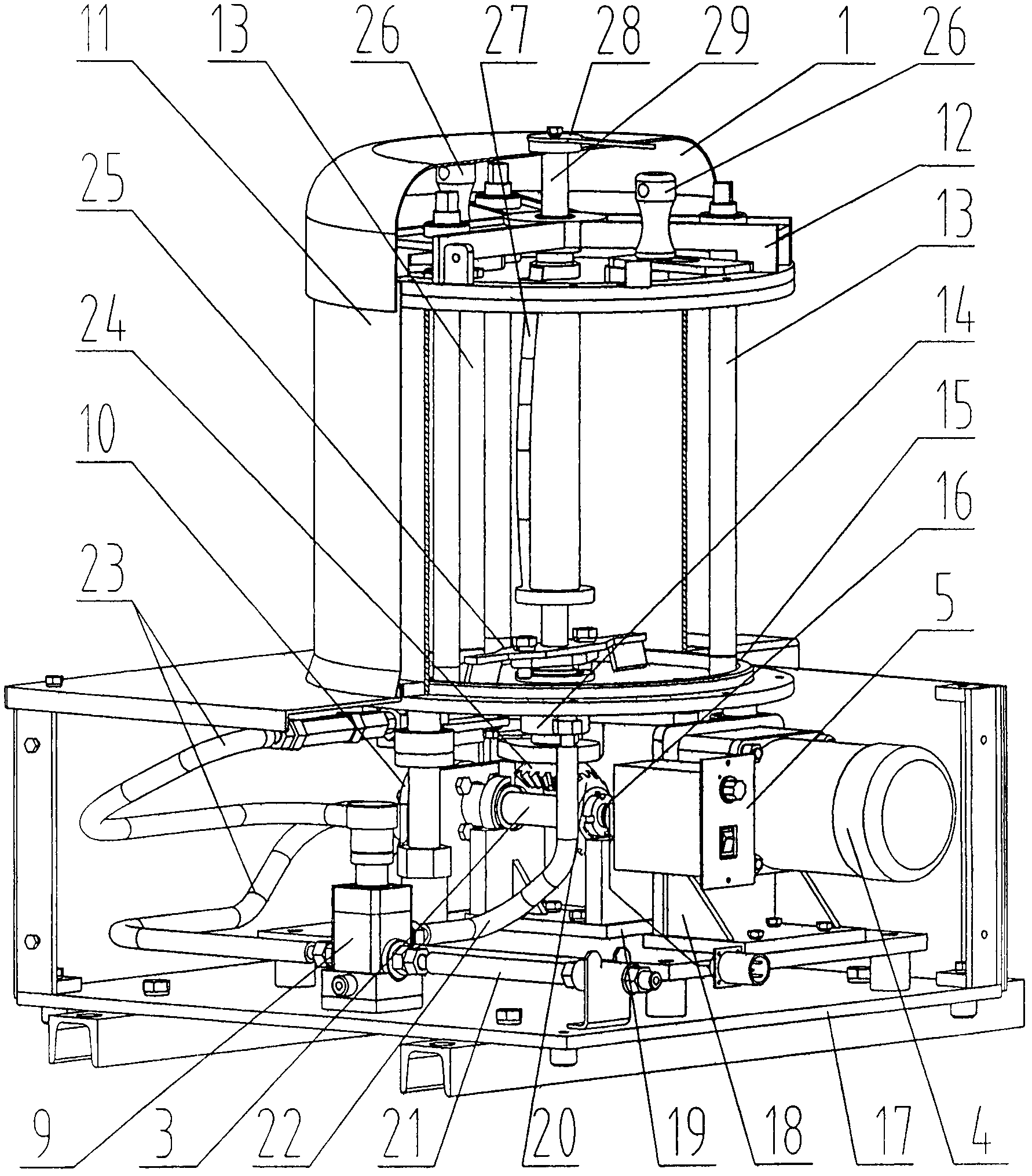 Controllable oiling device for roadside wheel track of railway
