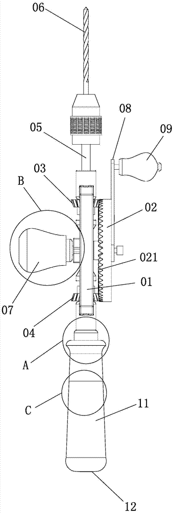 Pulse portable drill