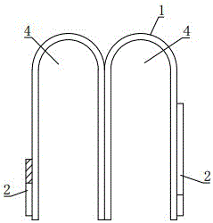 Expansion type low voltage user line clip