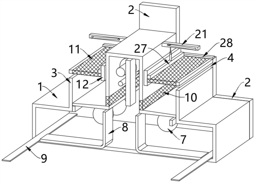 Step type rainwater continuous storage device for landscape garden