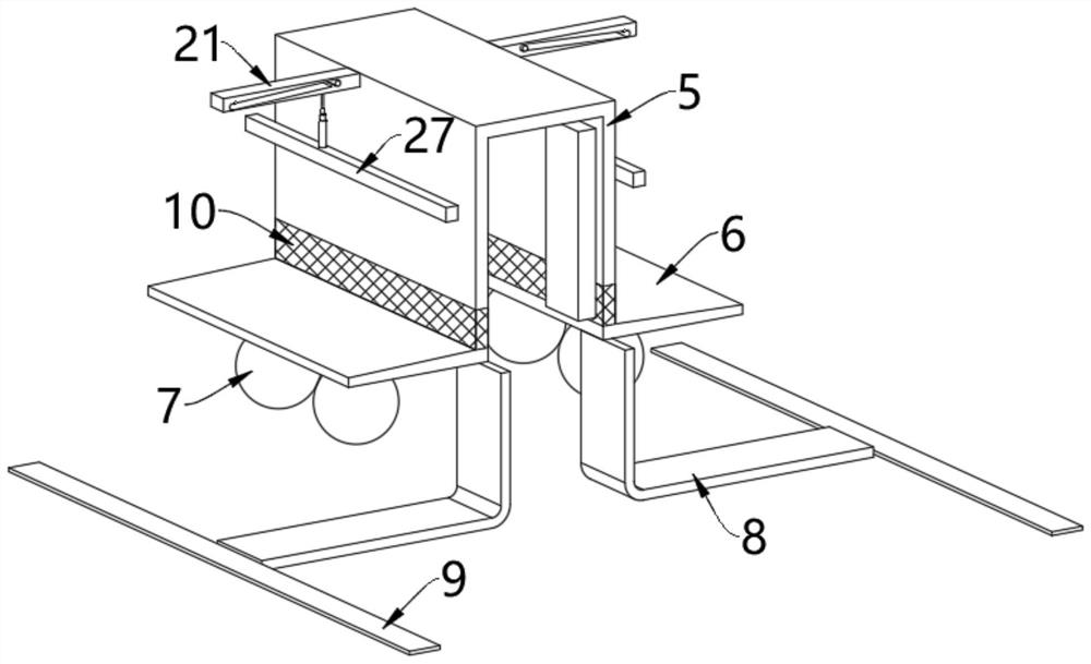 Step type rainwater continuous storage device for landscape garden