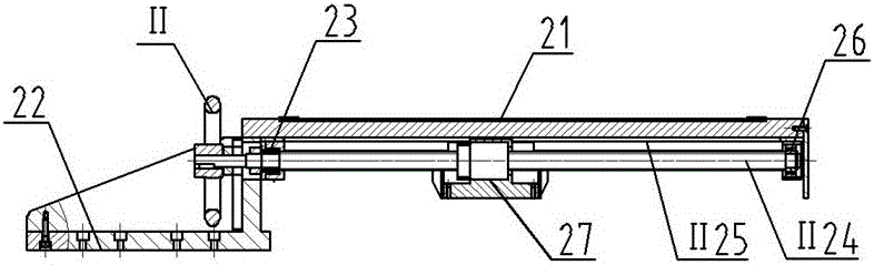 Loading mechanism for testing rigidity of hydrostatic guide rail