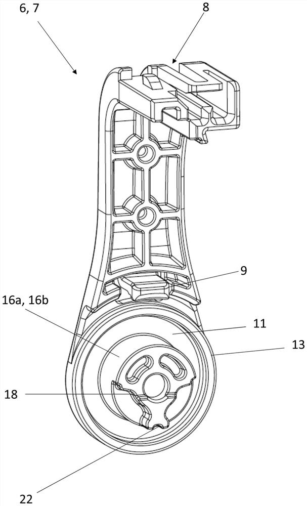 Connector assembly with sealed symmetrical split lever