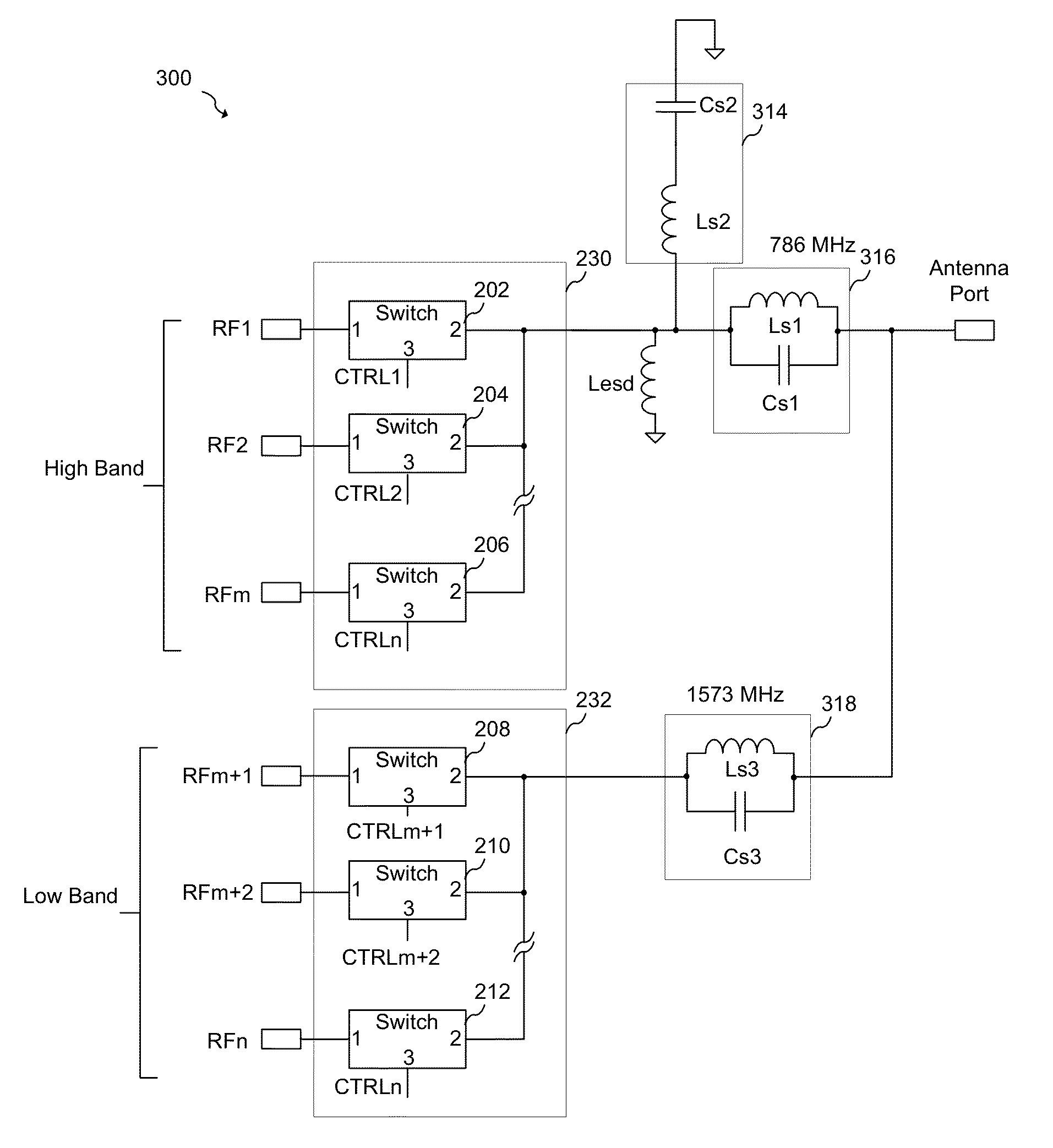 System and Method for a Radio Frequency Switch