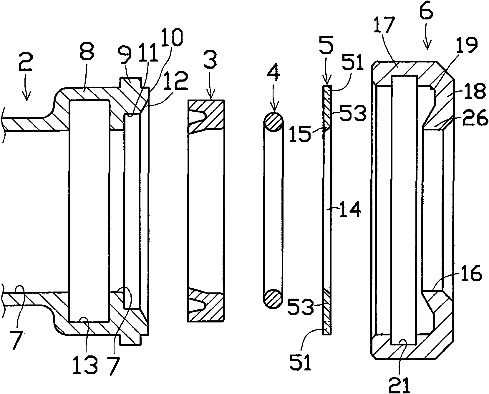 One-touch joint for piping