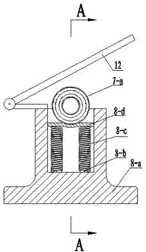 Equipment and method for orderly arranging beaded grinding material of super-hard brass solder grinding material