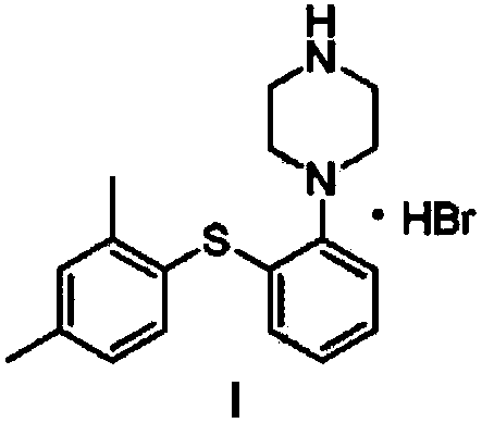 Preparation method of alpha crystal form of vortioxetine hydrobromide