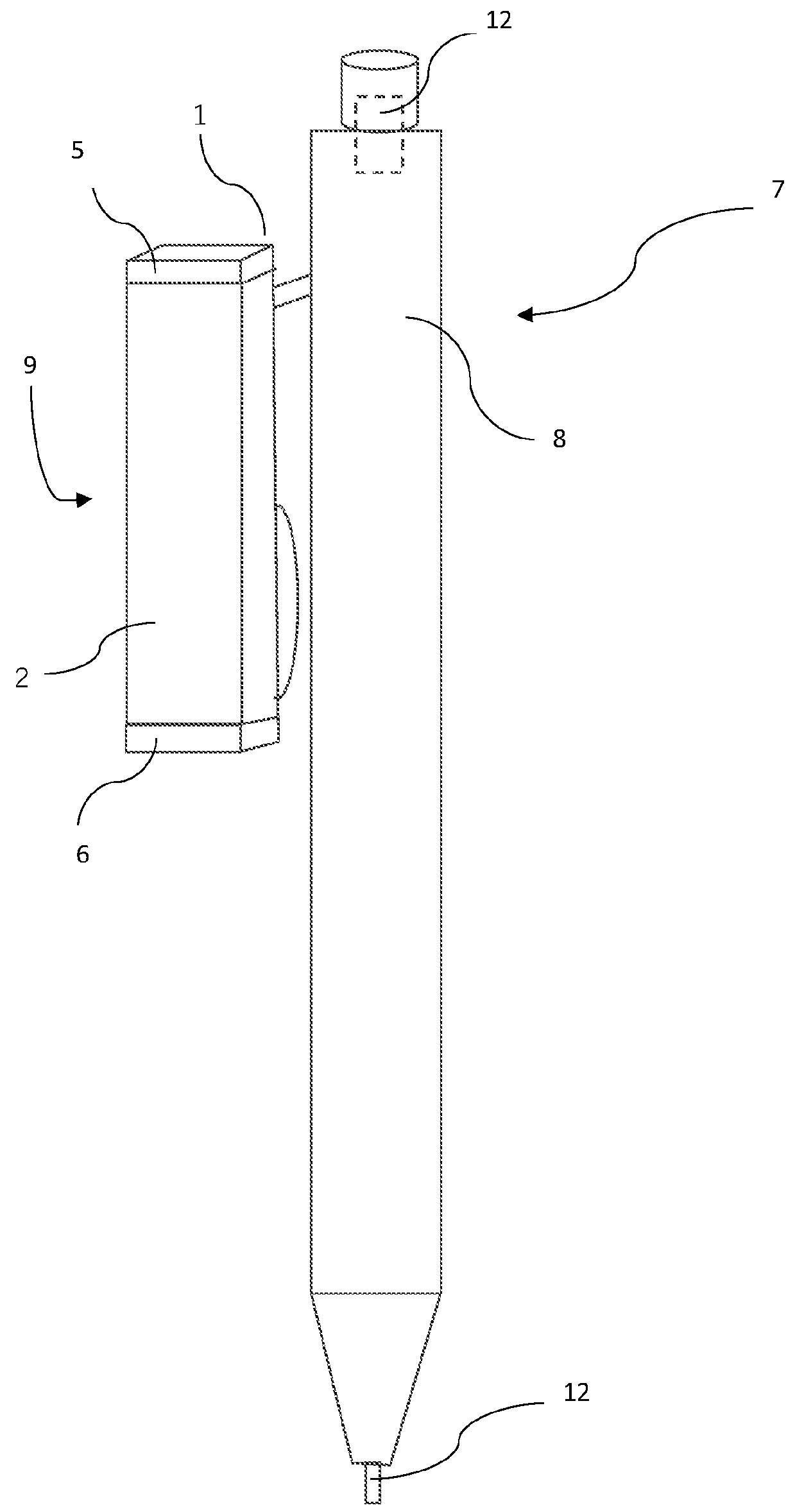 Mechanical pencil having a refill lead container