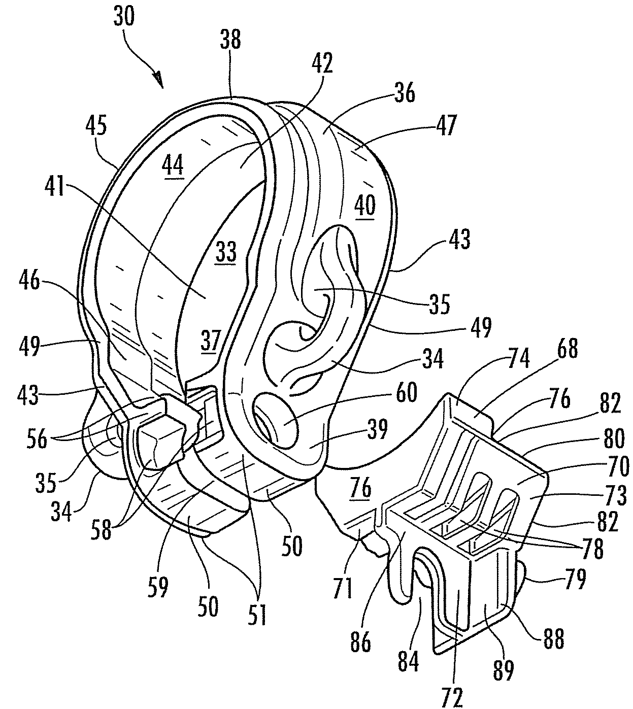 Rifle end plate sling adapter and method