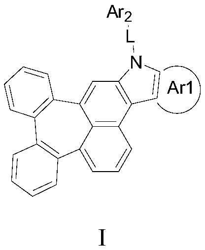 Organic electroluminescent compound containing cycloheptylnaphthalene, application thereof, and light-emitting device
