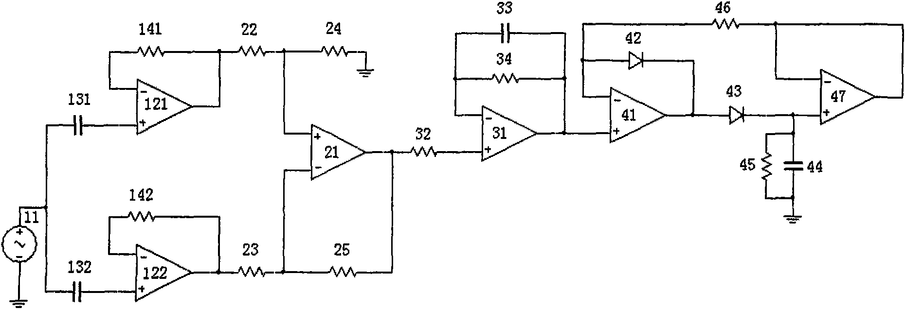 A weak capacitive detection circuit of MEMS device