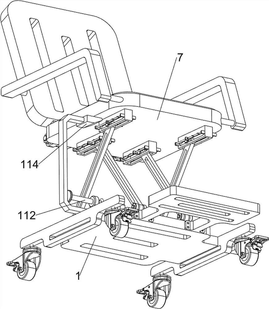 Movable auxiliary blood drawing device for children in hematology department