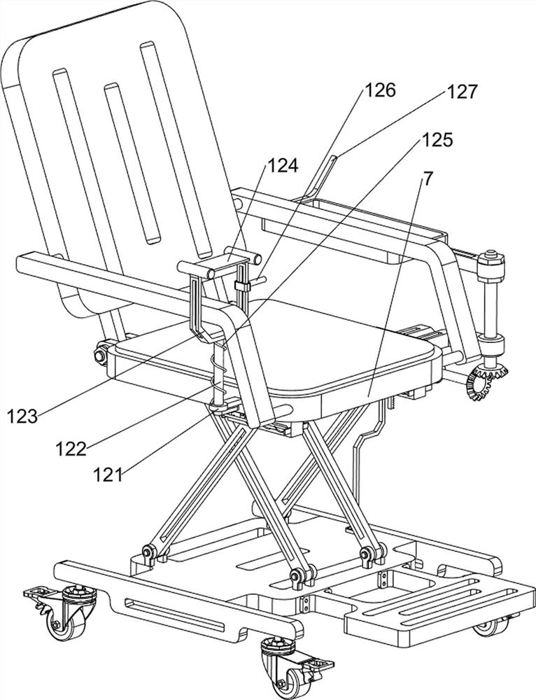 Movable auxiliary blood drawing device for children in hematology department