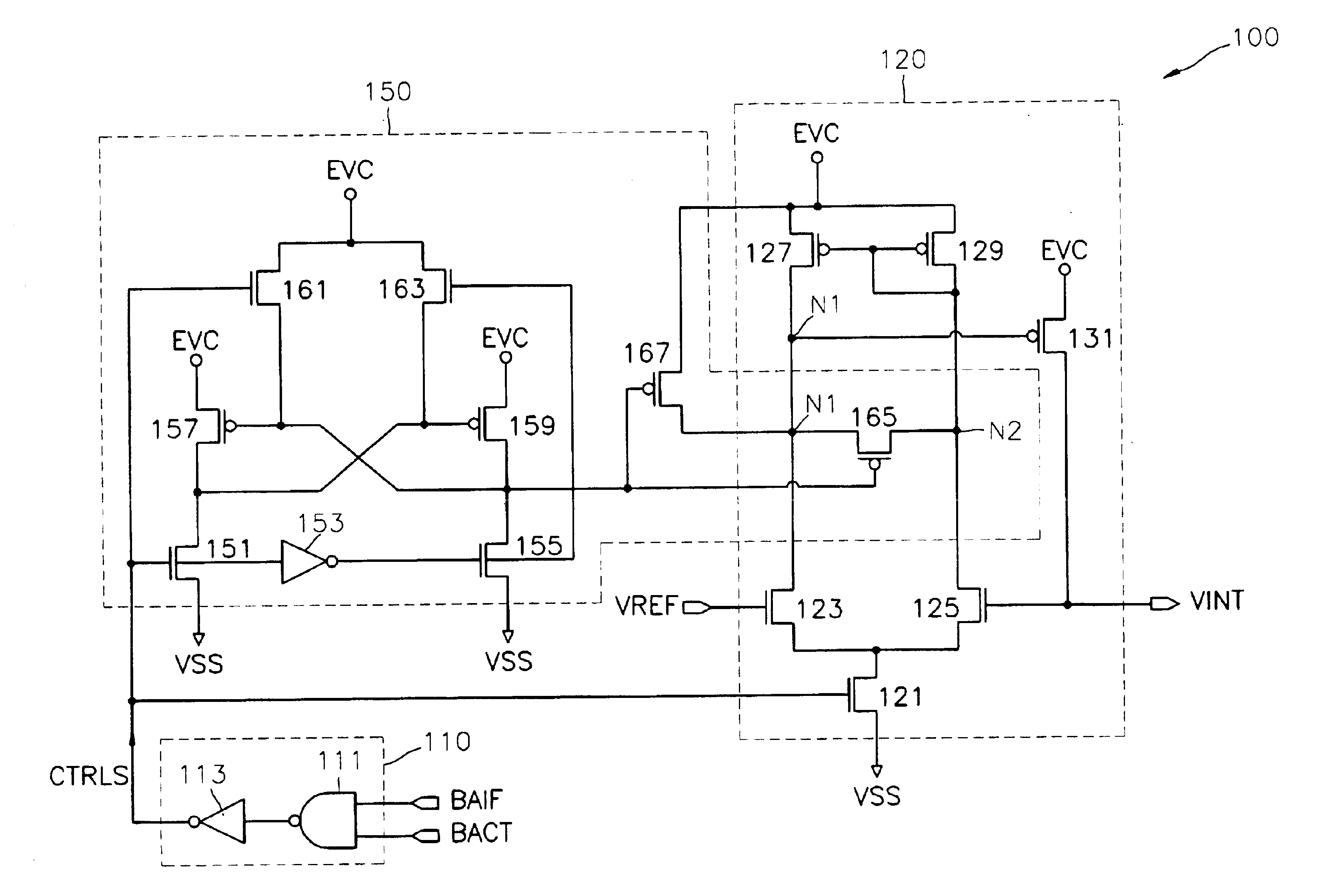 Internal voltage generating circuit for periphery, semiconductor memory device having the circuit and method thereof