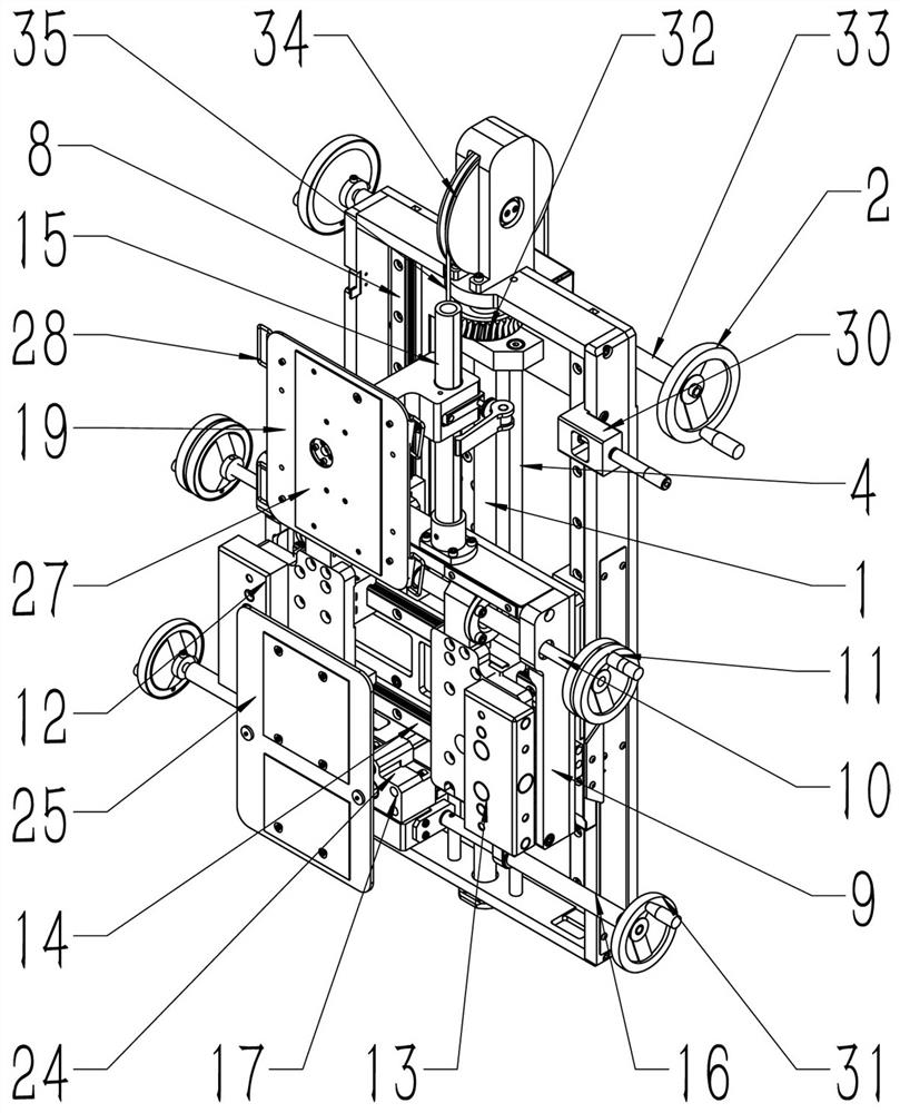 Back connecting device for lower limb rehabilitation robot