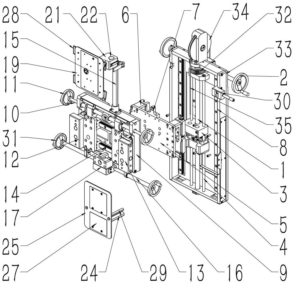 Back connecting device for lower limb rehabilitation robot