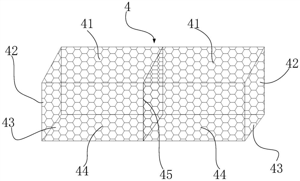 Construction method of gabion retaining wall