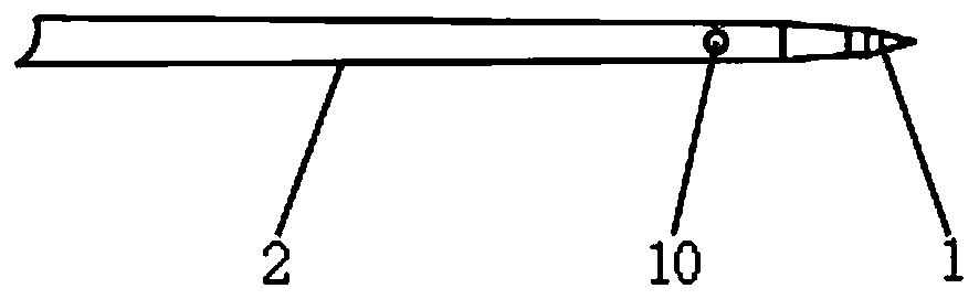 Remaining needle catheter structure