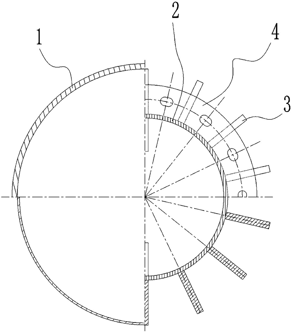 Mounting and splicing joint of large-section circular steel tube and operation method of mounting and splicing joint