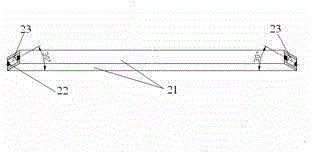 Bearing assembly applied to cantilever tower crane