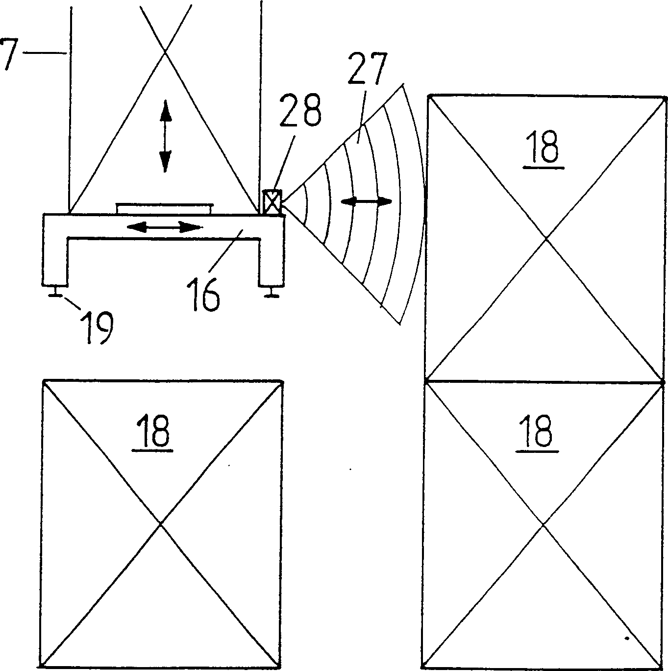 Apparatus for precisely locating and stacking containers according to target