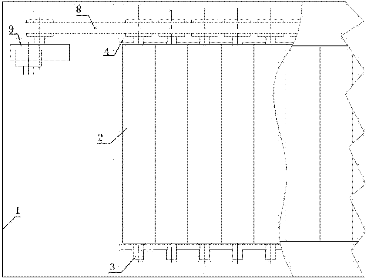 Triangular switchable combination curtain