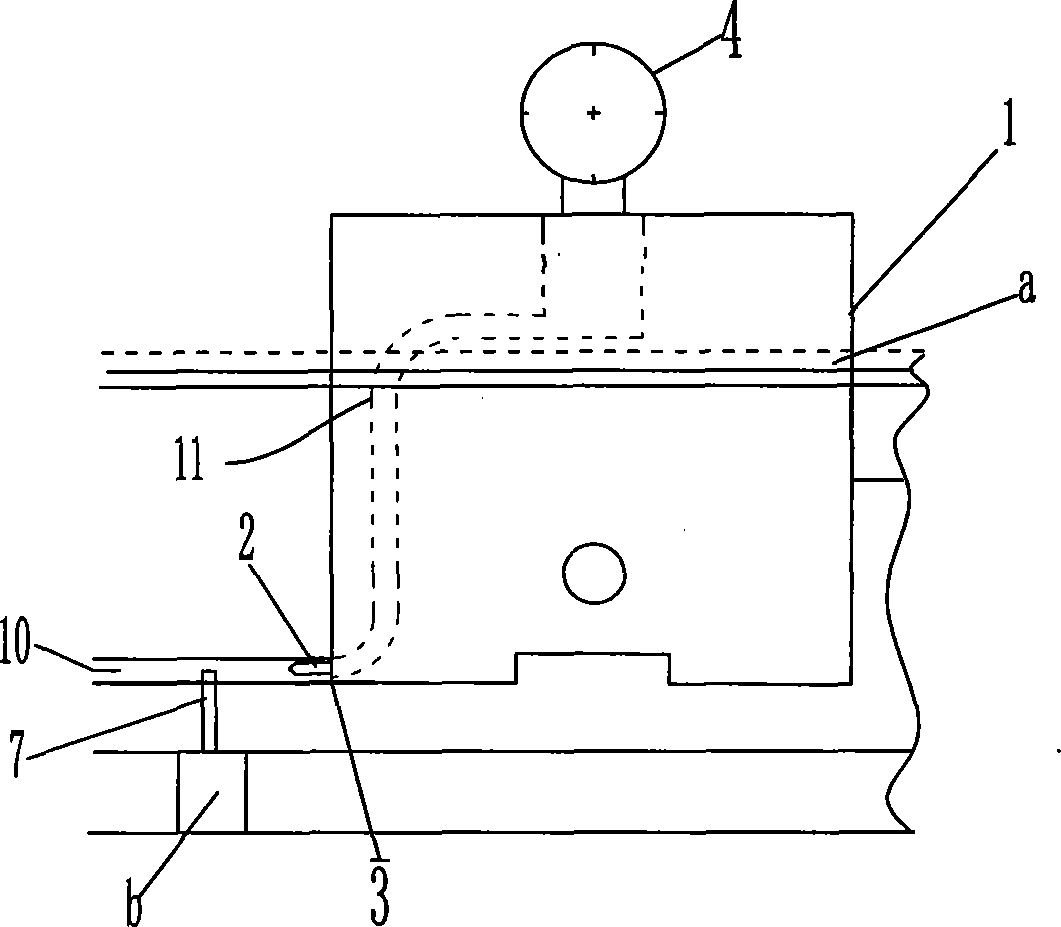 Detection device of air jet loom weft insertion system