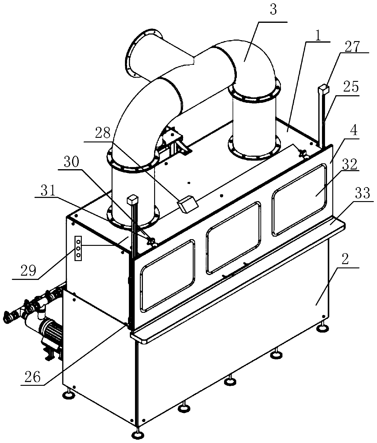 Electrolyte plasma polishing device