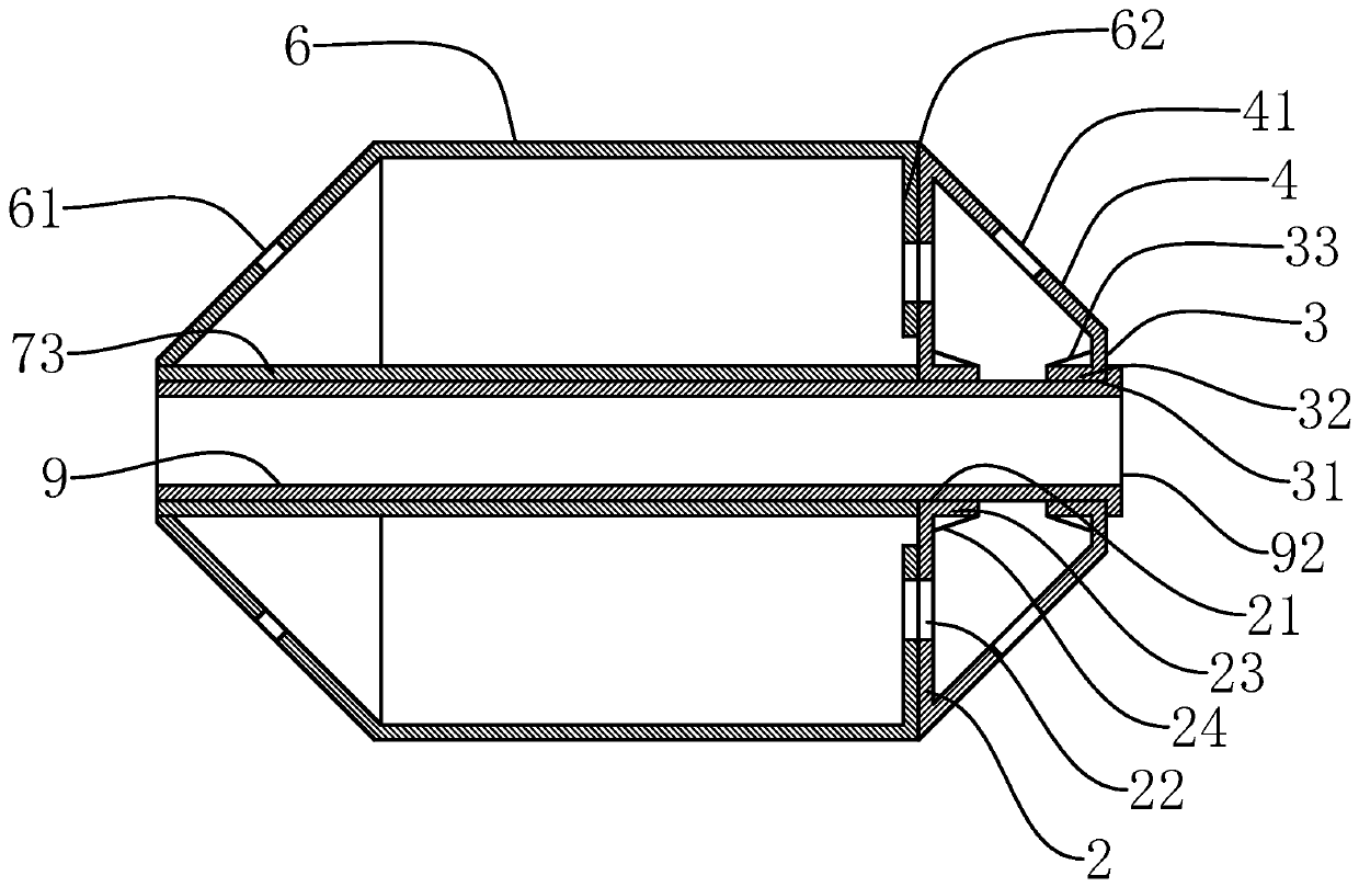 A steel structure node and its assembly method
