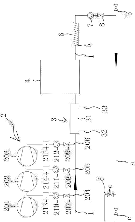 No-water cleaning system for large-caliber long-distance pressure pipeline and using method for no-water cleaning system