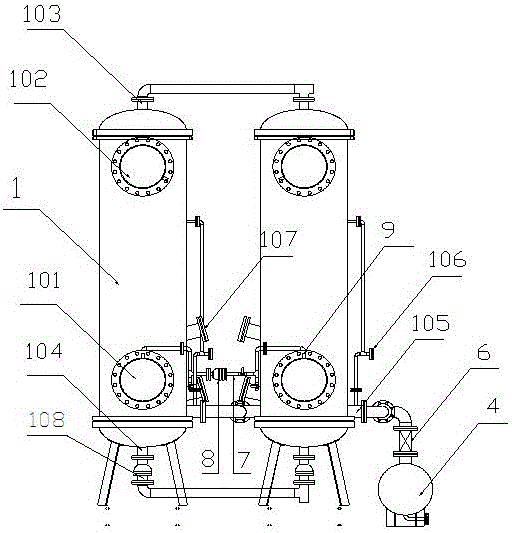 Evaporation device for condensation, freezing and deodorization of grease