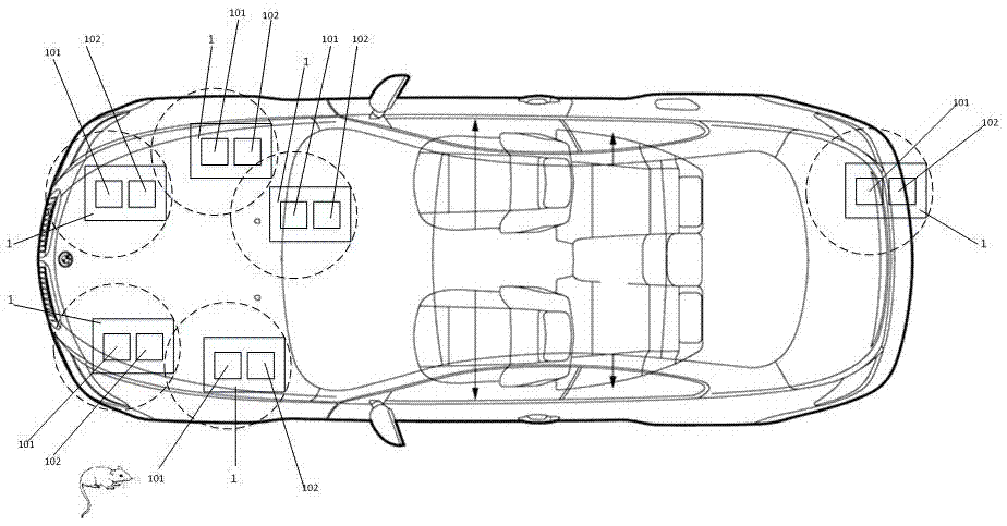 Device for preventing animals from entering automobile