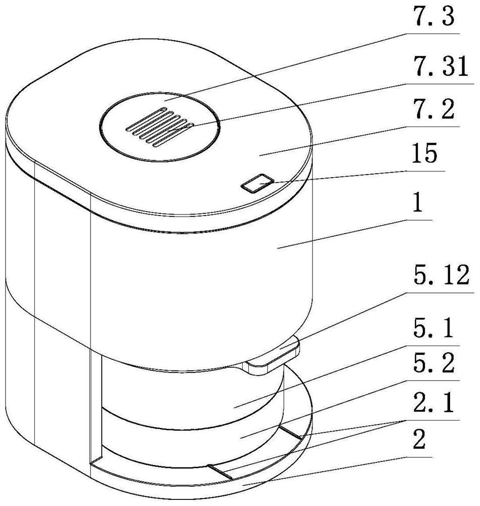 Stirring type garbage disposer with drying and deodorizing functions