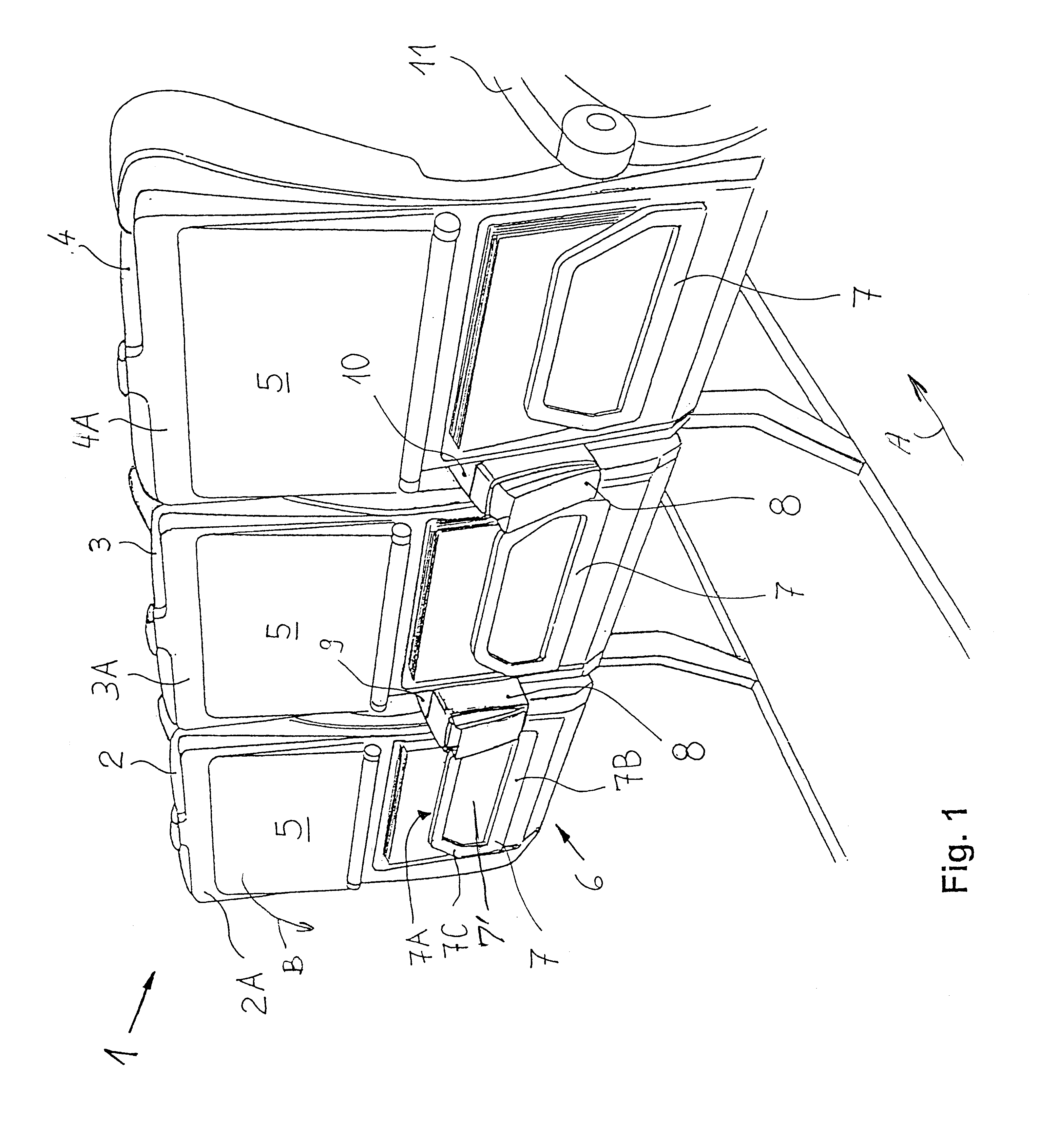 Passenger chair with a convenience device