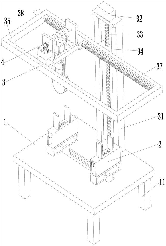 A kind of wooden slide surface grinding treatment equipment