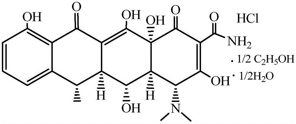 Preparation method of high-purity doxycycline hydrochloride