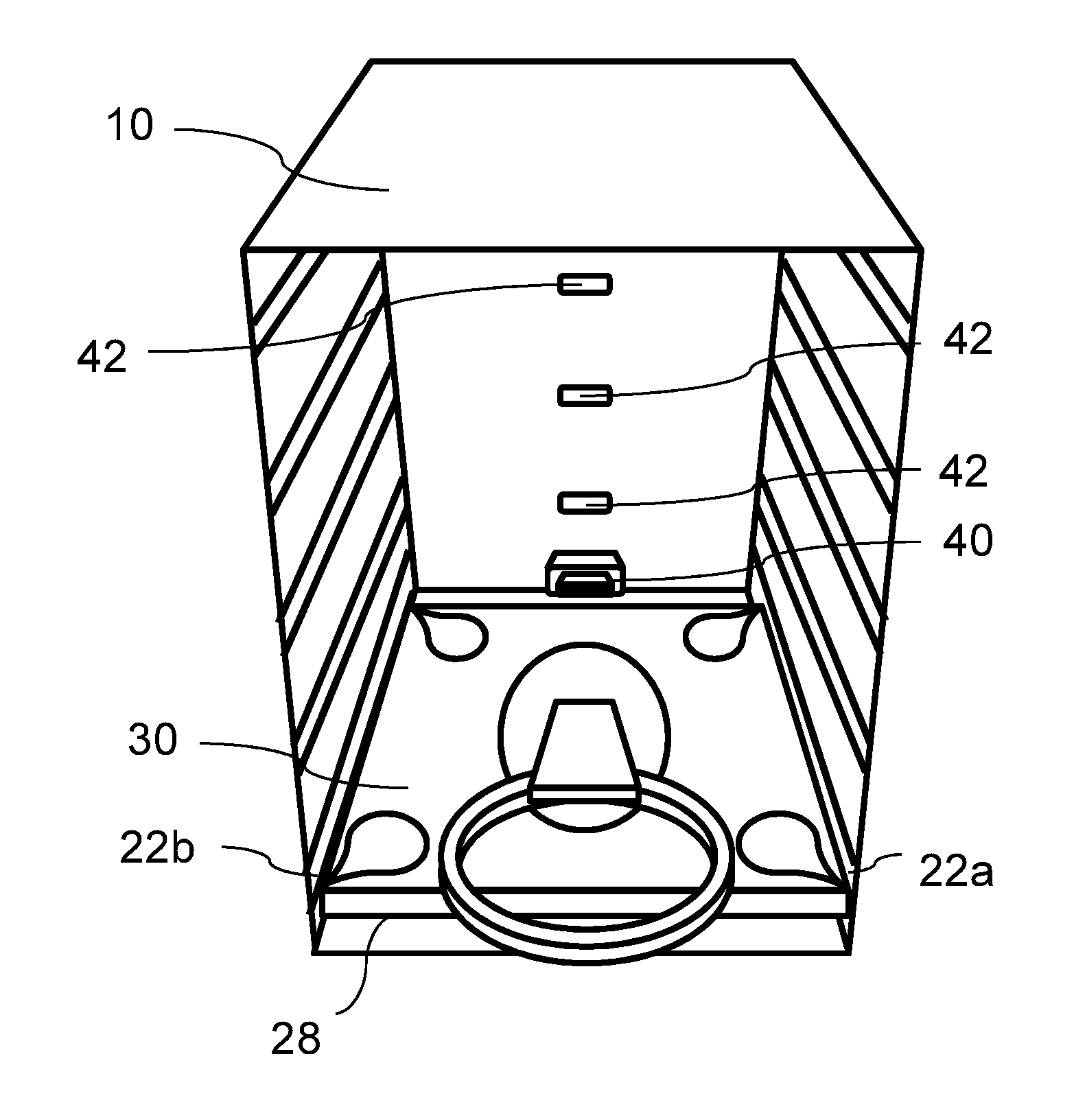 Tablet computer storage and charging apparatus