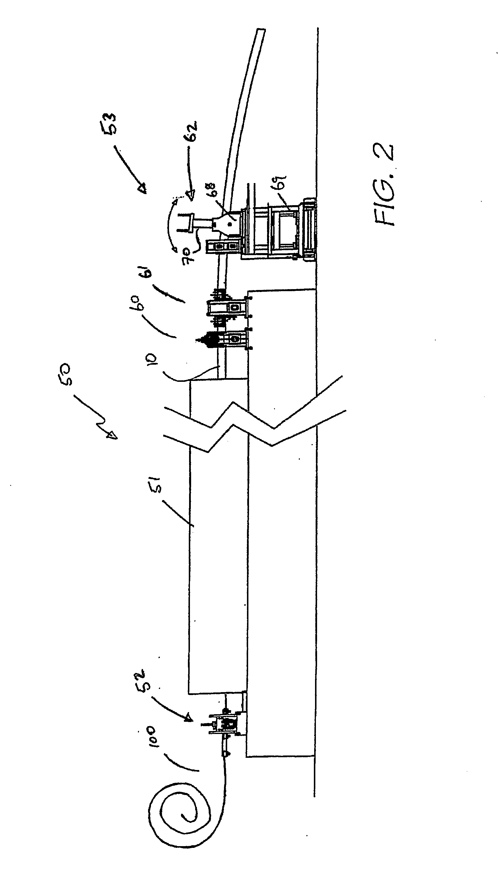 Forming apparatus for precambered metal sections