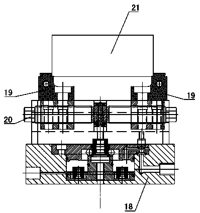 Machining center clamp and machining center