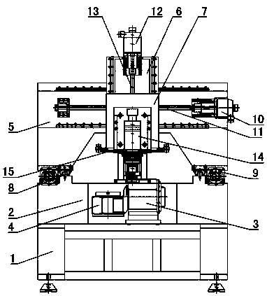 Machining center clamp and machining center