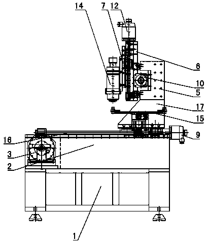 Machining center clamp and machining center